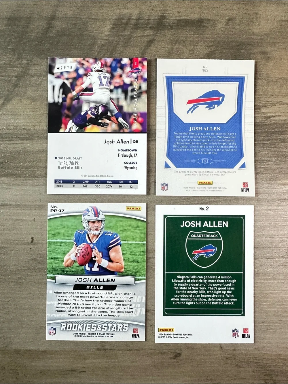 Panini josh allen